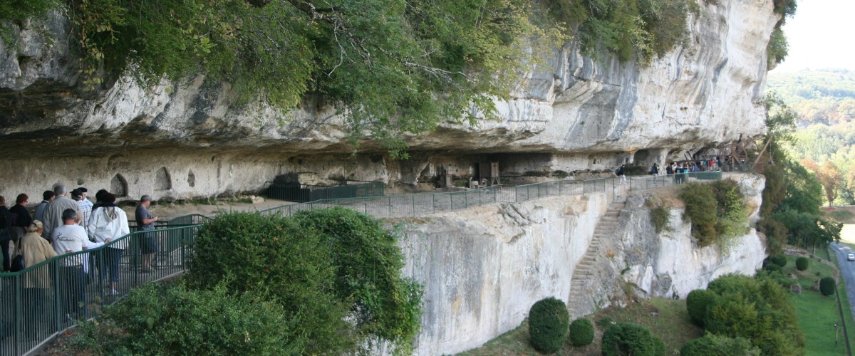 Lascaux Pre Historic Cave Paintings At Lascaux In The Dordogne France